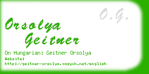 orsolya geitner business card